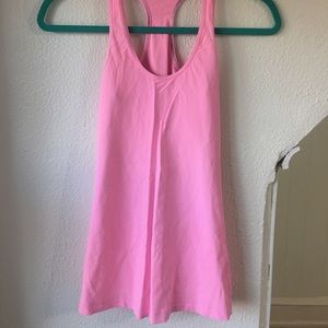 lululemon cool racerback tank pink size 4 xs